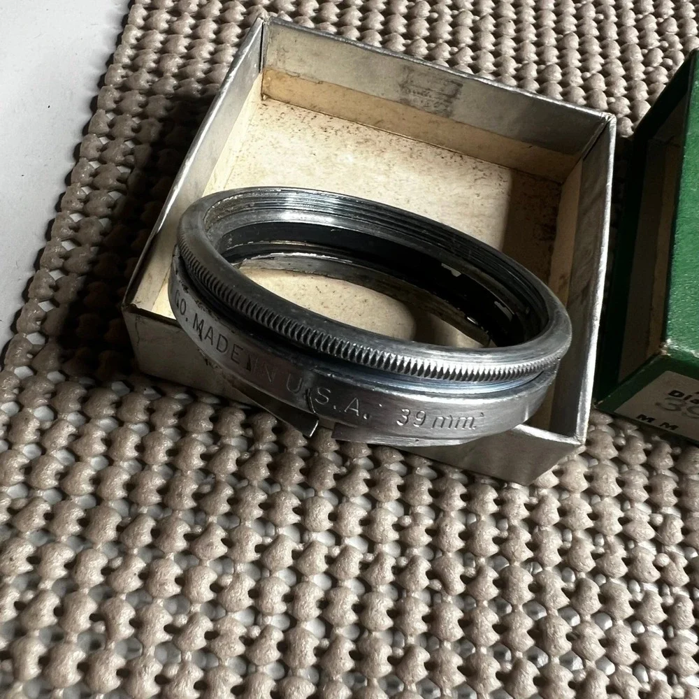 Albert Specialty Co Vintage 39mm Series VI Camera Filter Mount with Box USA